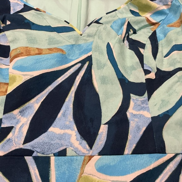 Donna Morgan Poplin Floral Print Sheath Mini Dress, Size 14, NWT Dillards - Picture 8 of 16